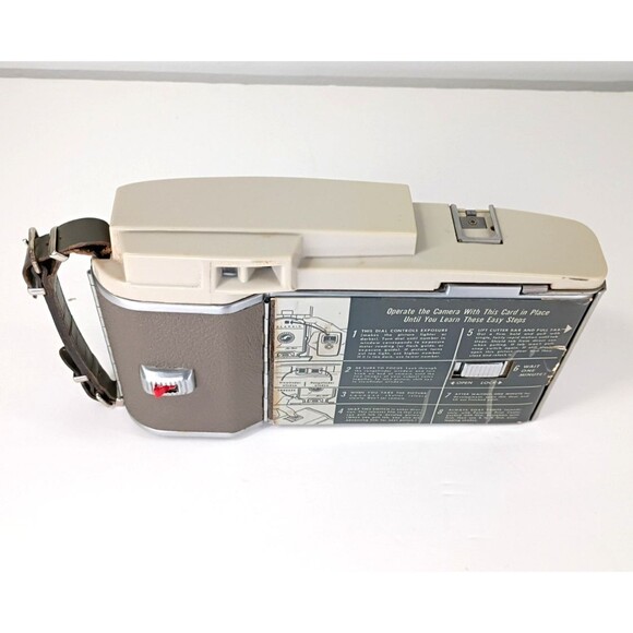 Polaroid Land Camera 800 Diffuser Light Manual Bulb 1957 Vintage NOT TESTED - Picture 5 of 16